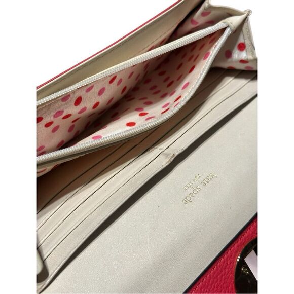Beautiful Kate Spade Wallet Plenty Of Storage Wallet One Size Good Condition - Picture 6 of 12